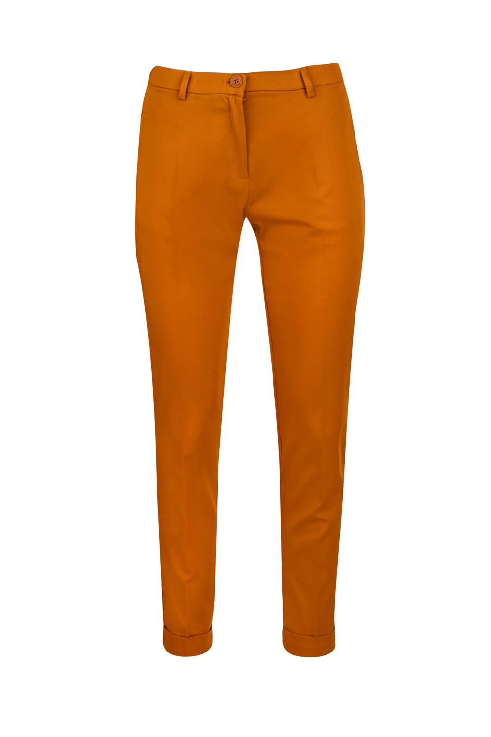 Cigarette 7/8 Trousers with Turnups