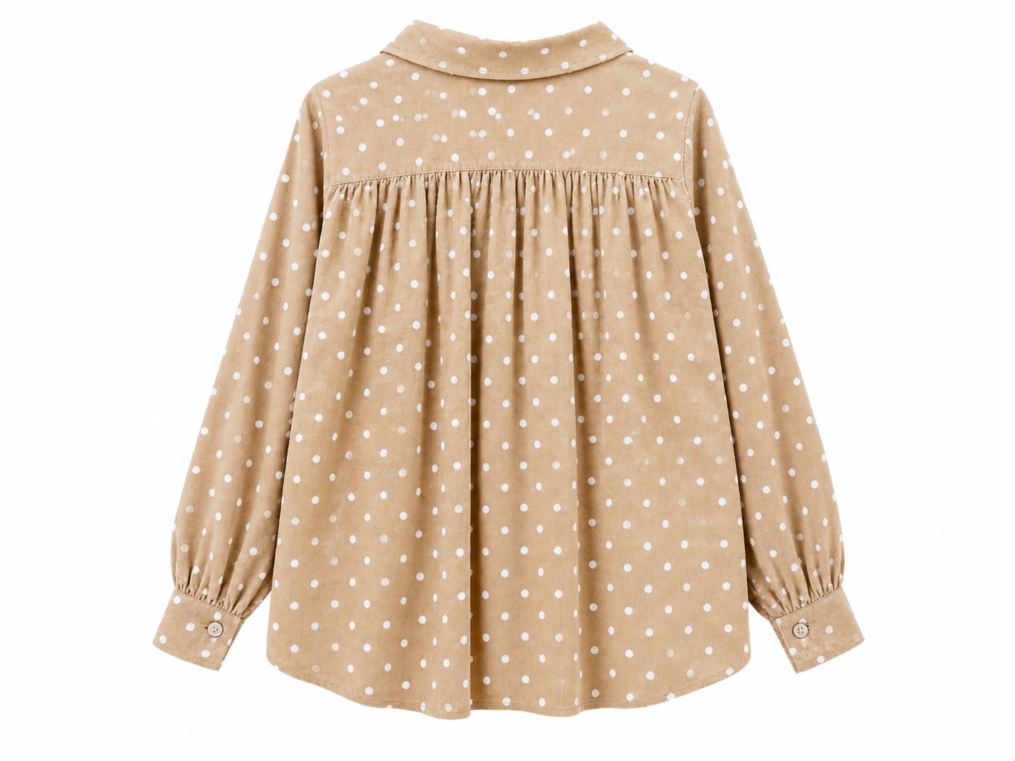 Needlecord Polka Dot Folk Blouse – Sunny Studio