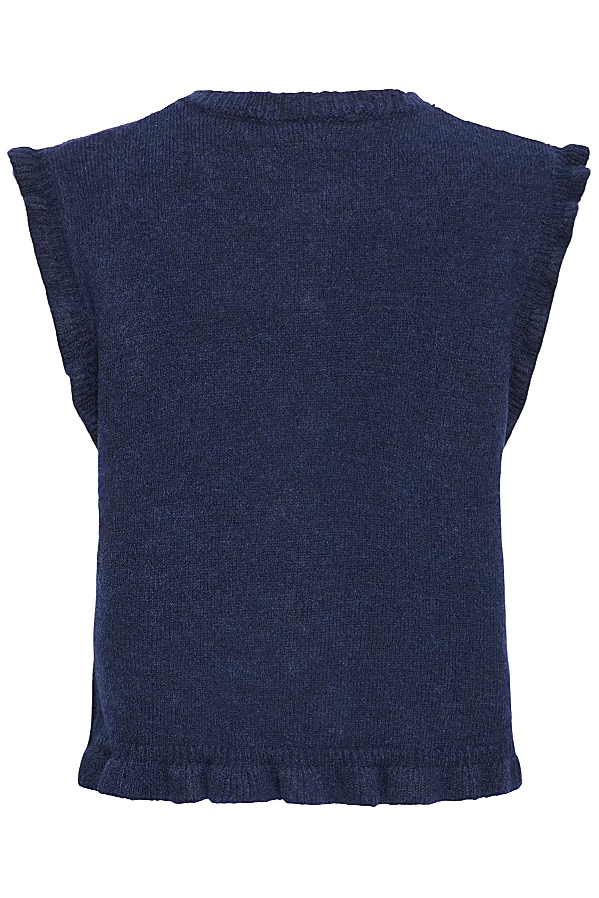 Wooly Vest with Frill Edgings – Ichi