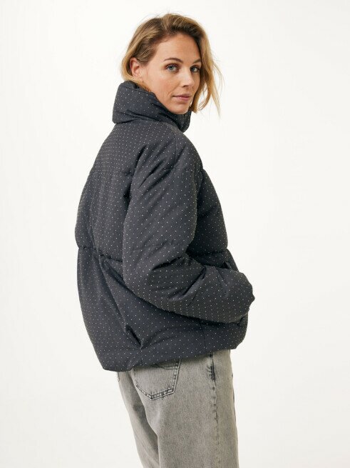 Flyfront Embelished Quilted Jacket with Highneck – Mexx