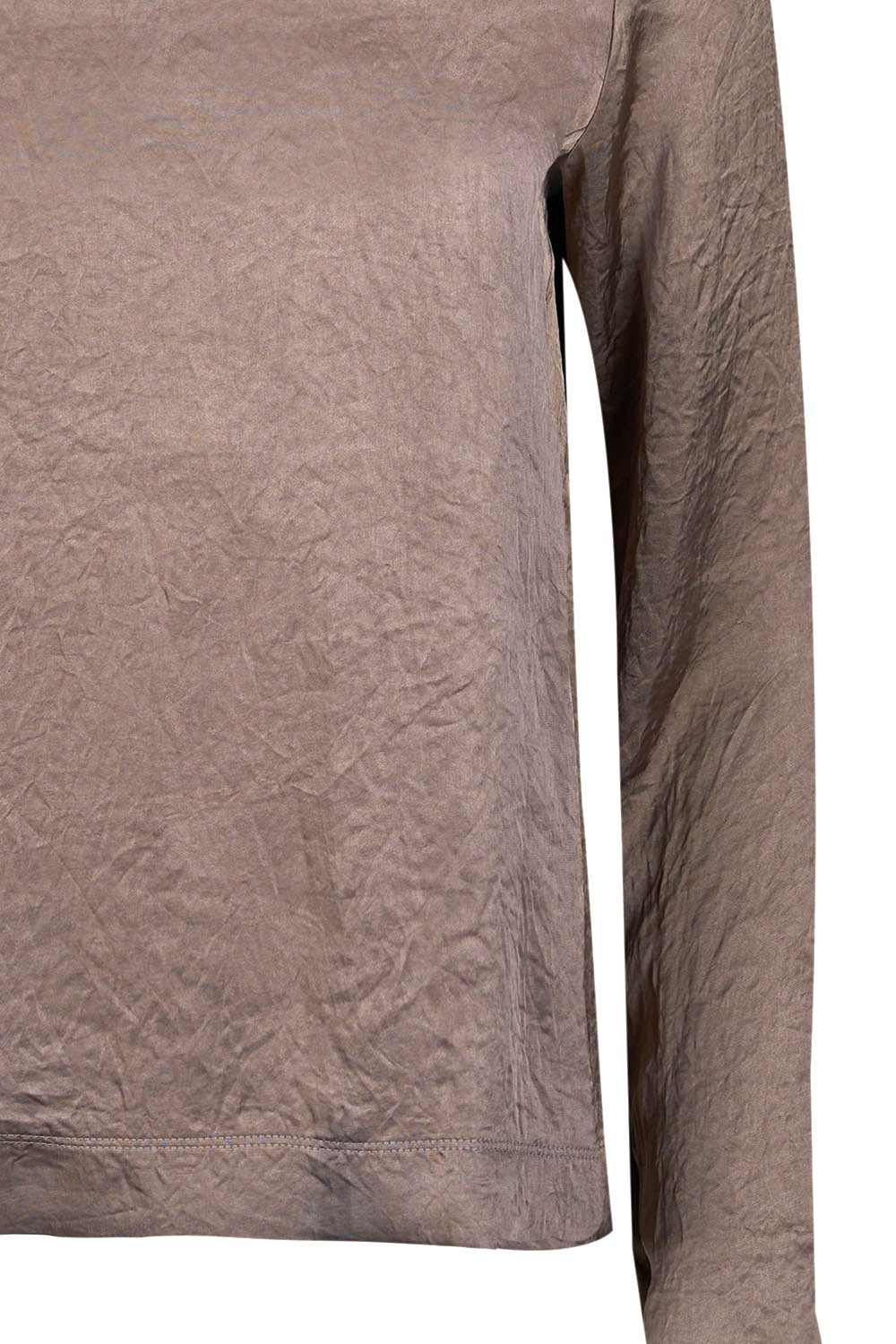 Long Sleeve Silky T-Shirt Blouse with Back Zip – Marella