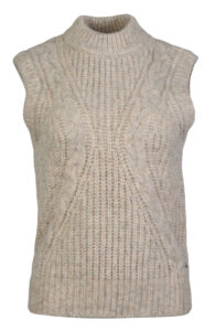 Image of Cable Knit Wooly Vest – Mexx