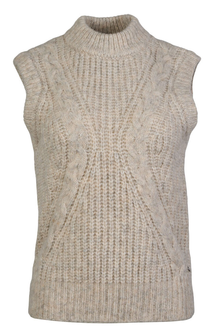 Cable Knit Wooly Vest – Mexx