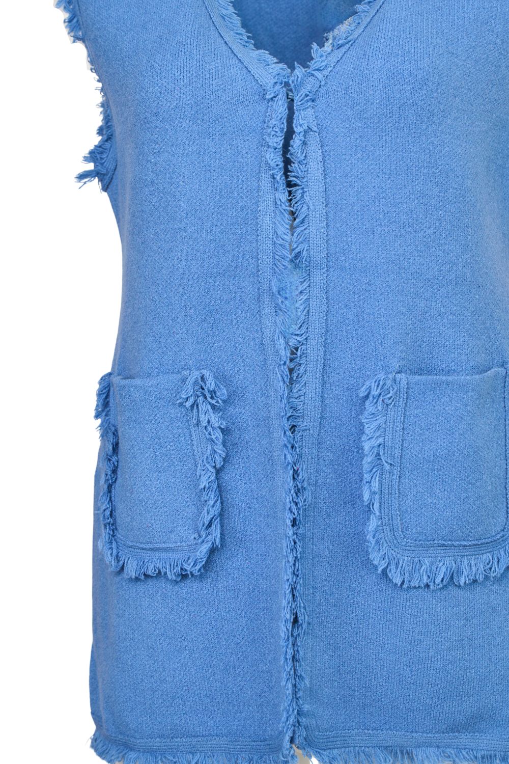 Long Soft Vest with Shirred Details – Orlinn