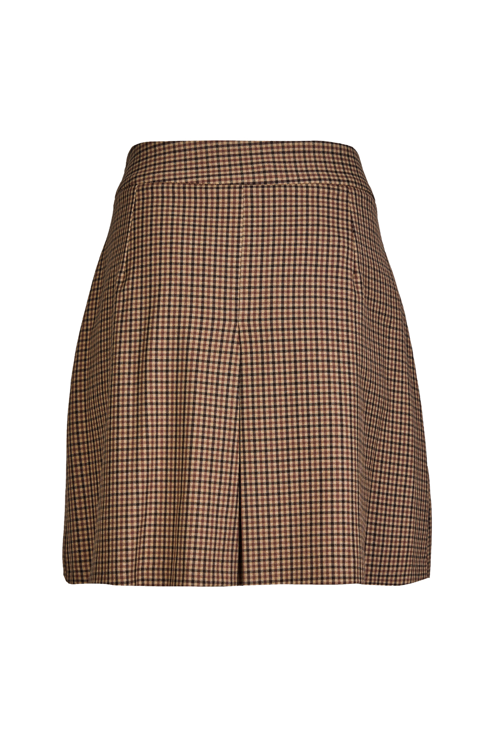 Small Check Pleated A-Line Mini Skirt – Caractere