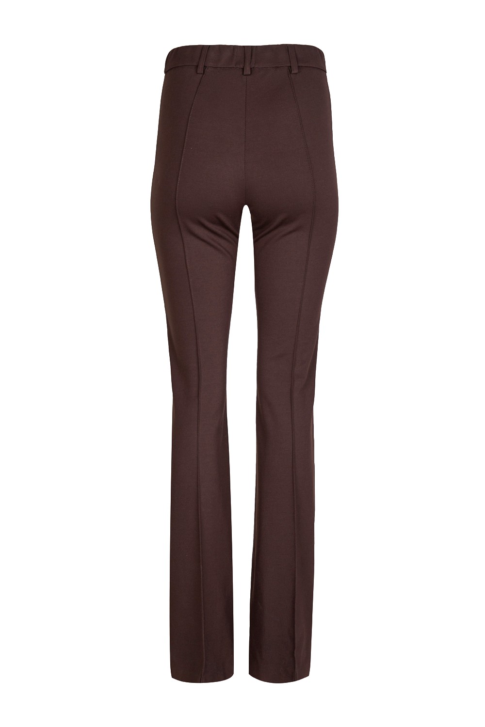 Jersey Trousers with Front Seam Detail and Elasticated Waistband – Caractere