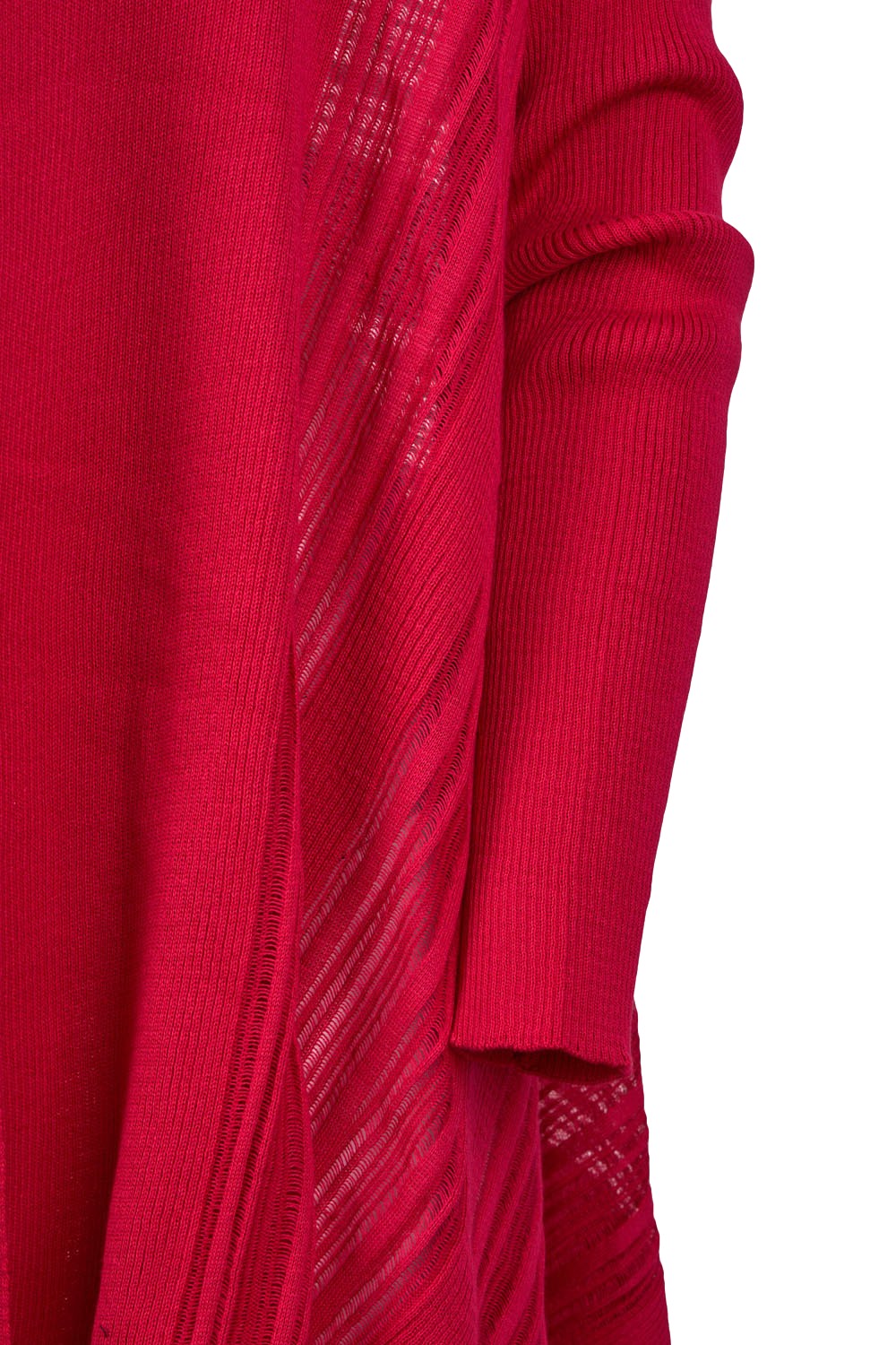 Long Asymmetric Irregular Rib Wrap – Kourbela