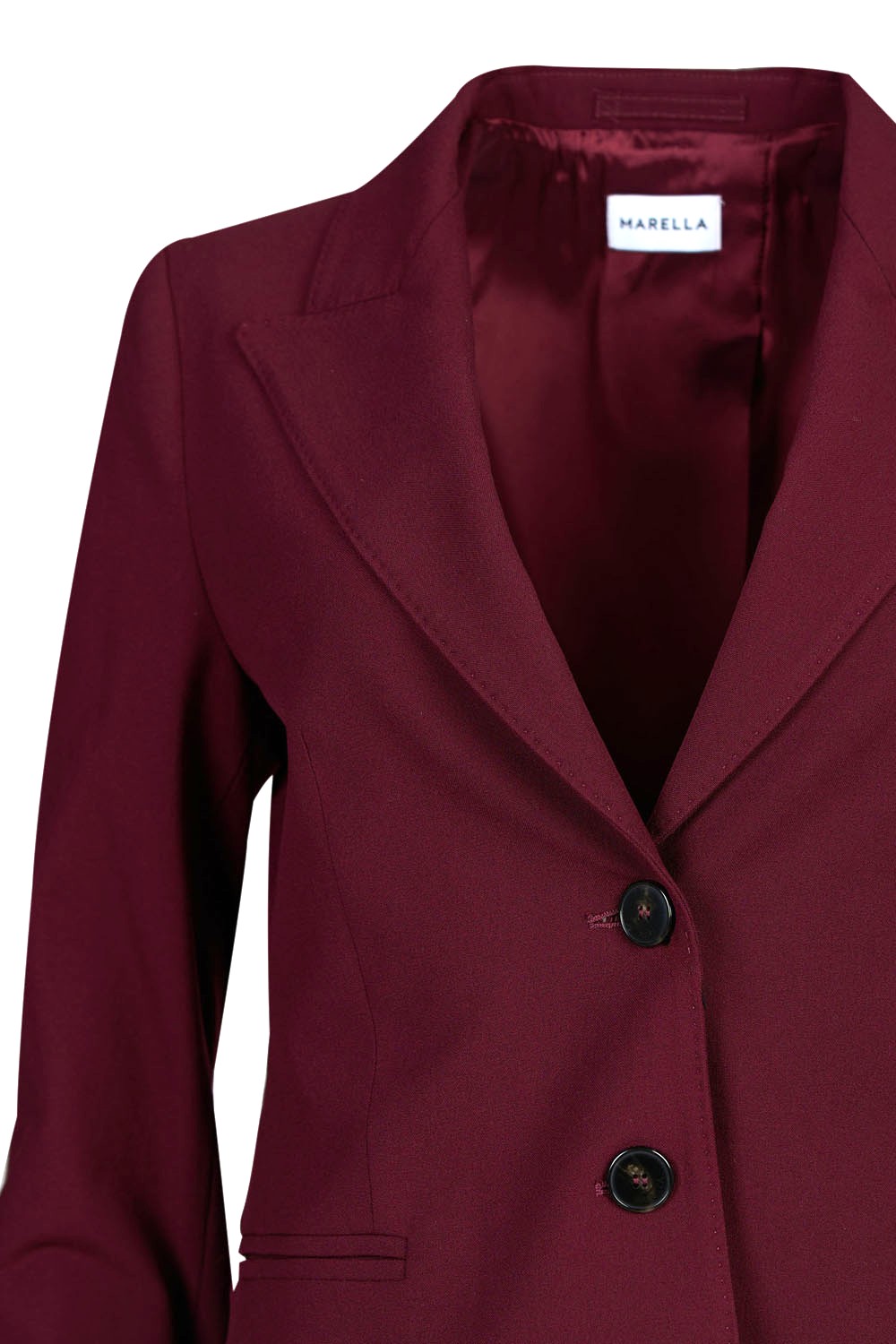 Sharp Straight Fitted Hip Length Jacket – Marella