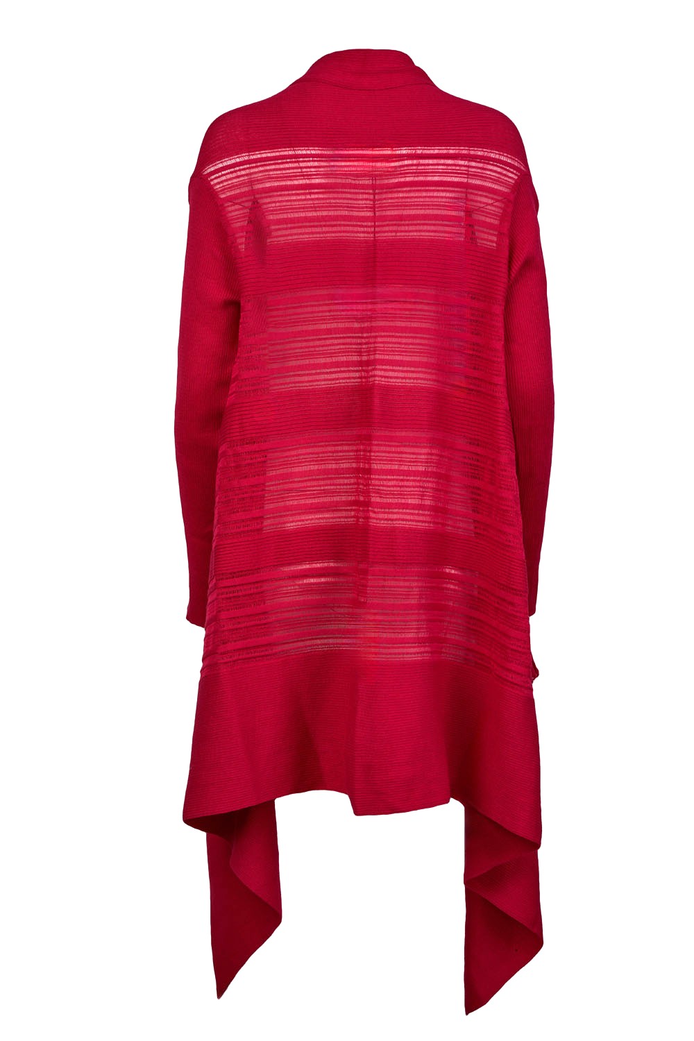 Long Asymmetric Irregular Rib Wrap – Kourbela