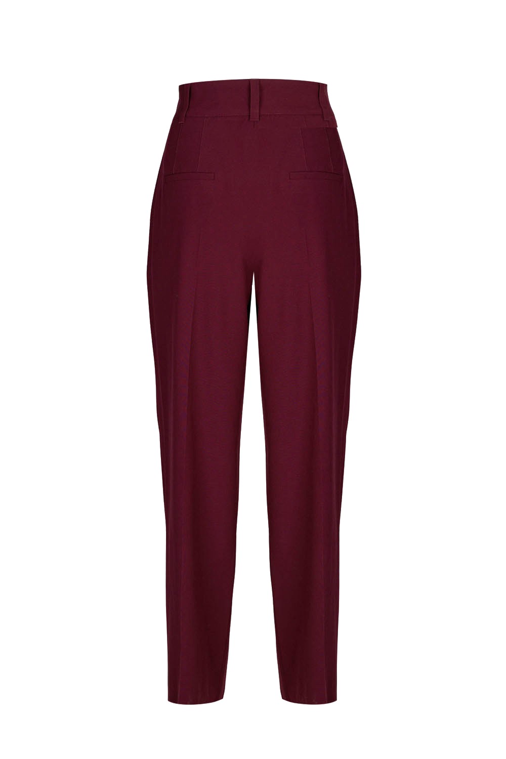 High Waist,Wide Legged Trousers with Front Pleats-Marella