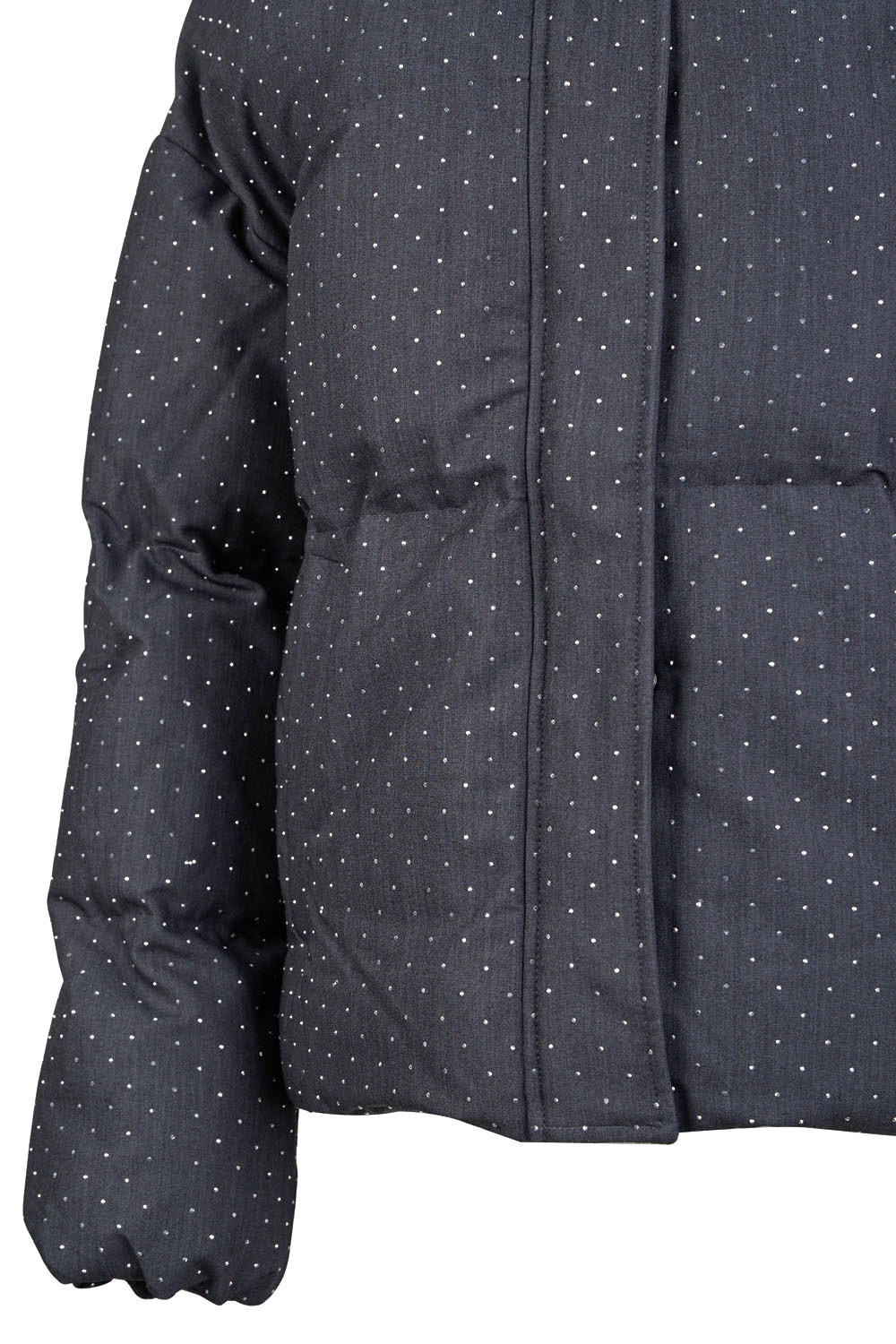 Flyfront Embelished Quilted Jacket with Highneck – Mexx