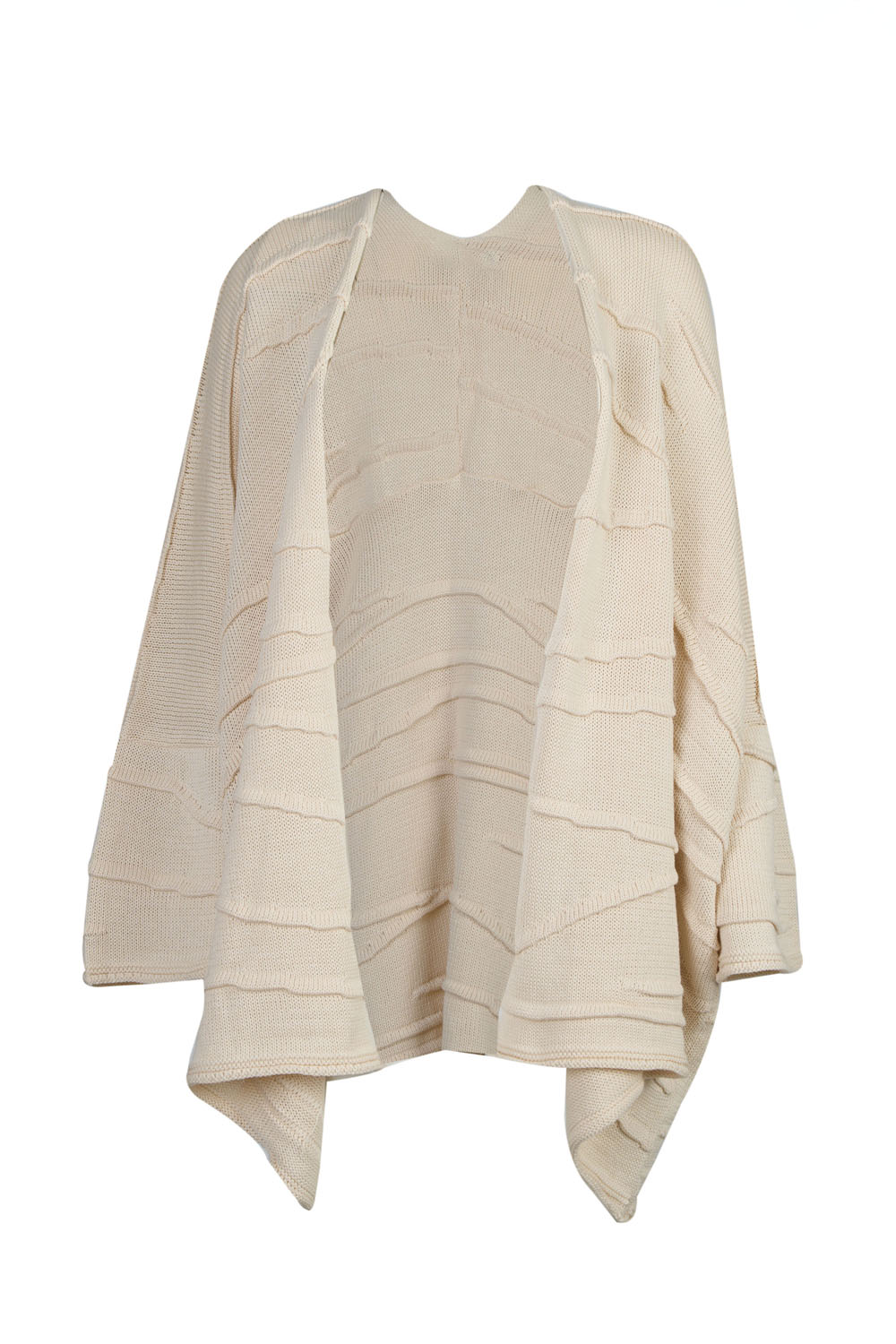 Oversized Long Wrap with 3D Details – Kourbela