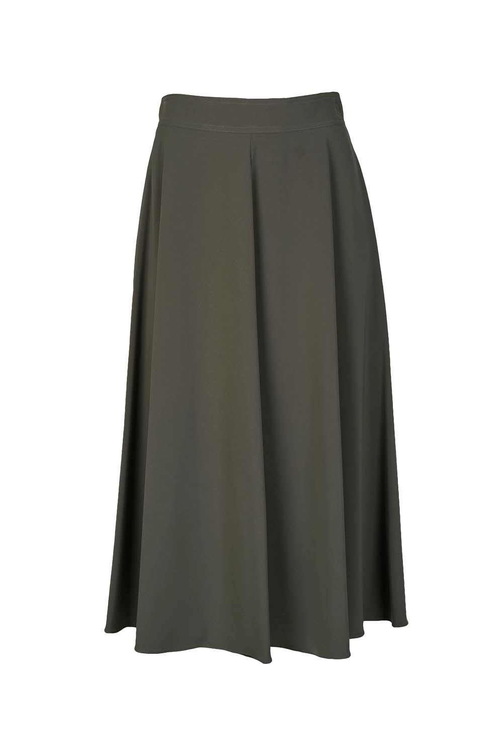Circle Midi Skirt with Side Pockets and Waist Definition – Marella