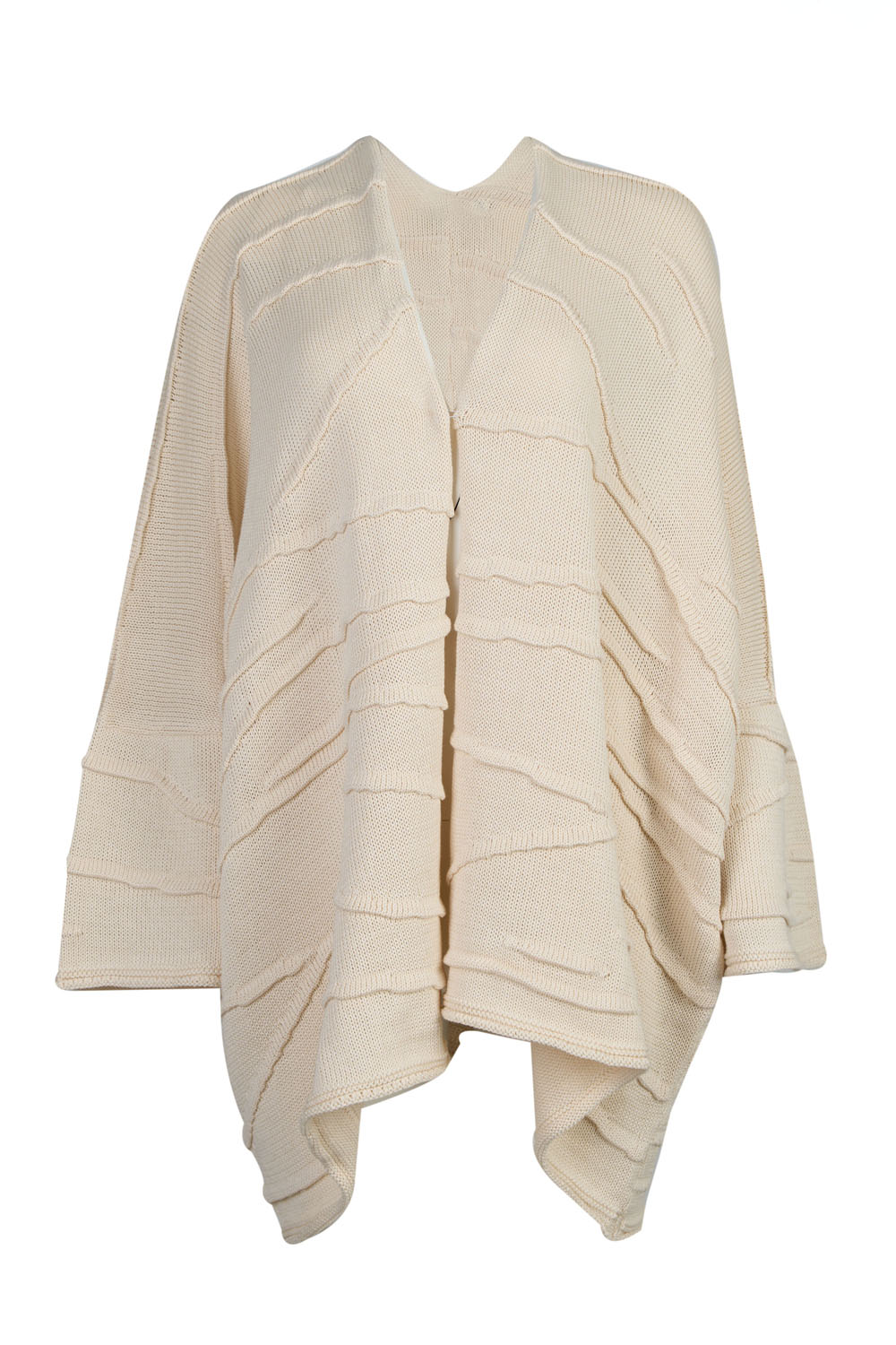 Oversized Long Wrap with 3D Details – Kourbela