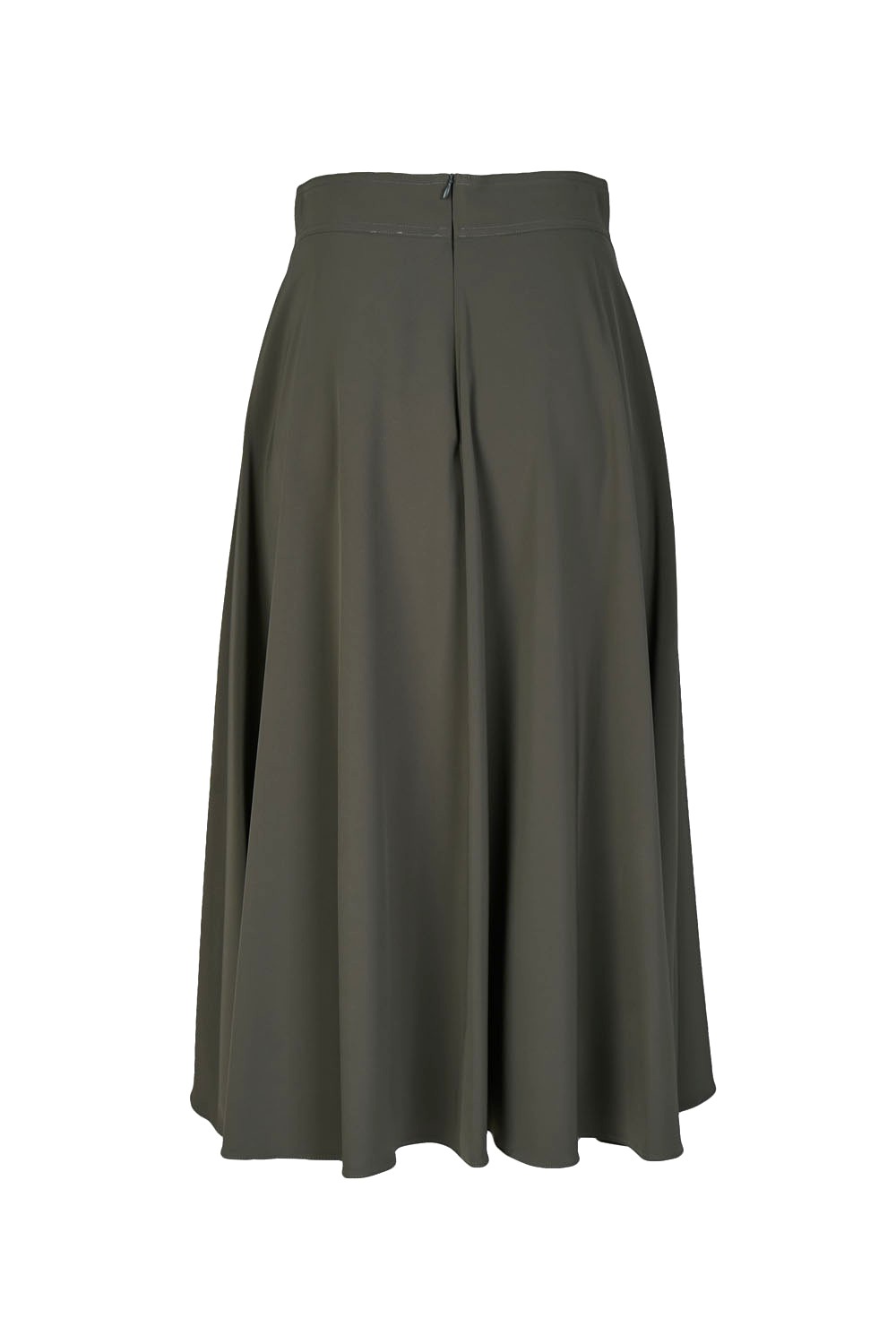 Circle Midi Skirt with Side Pockets and Waist Definition – Marella