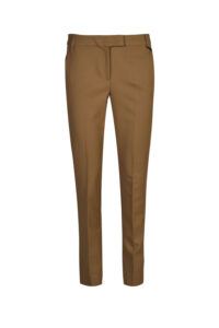 Image of Slim Fit Trousers with Side and Back Pockets – Marella