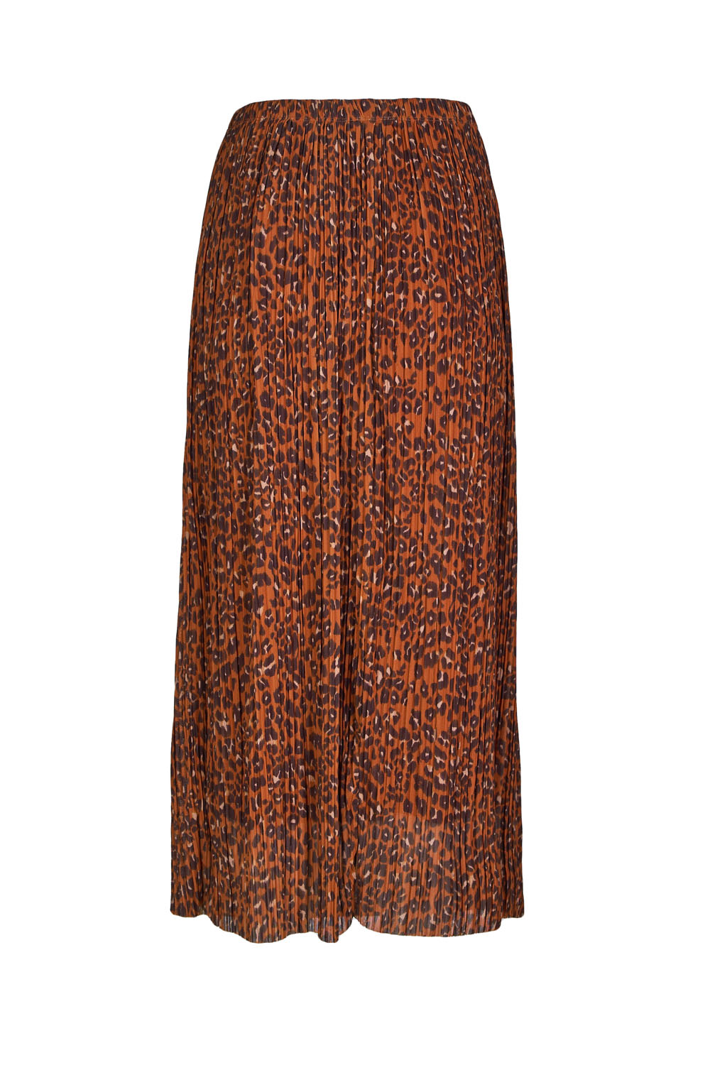Animal Print Midi “Plissé -Soleil” Skirt -Mexx
