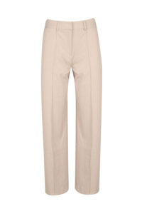 Image of Jersey Trousers with Front Seam and Side Pockets – Ichi