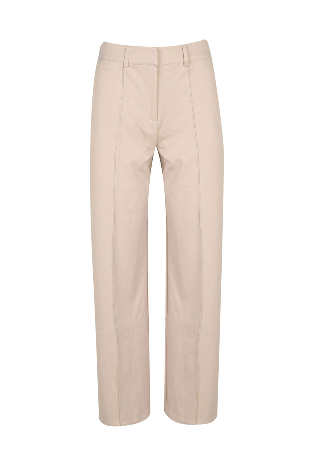 Jersey Trousers with Front Seam and Side Pockets – Ichi