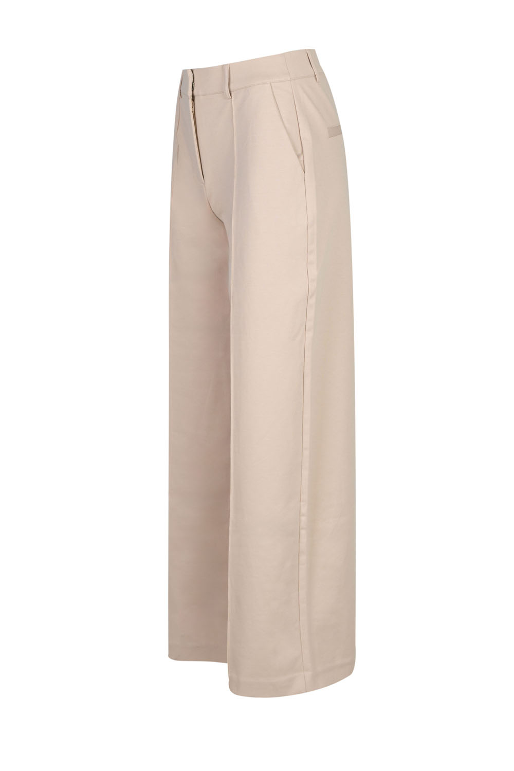 Jersey Trousers with Front Seam and Side Pockets – Ichi