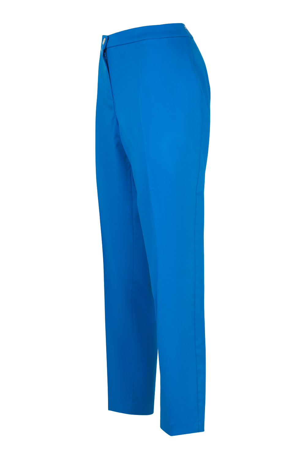 7/8 Cotton Trousers with Elasticated Back Waistband – Elena Miro