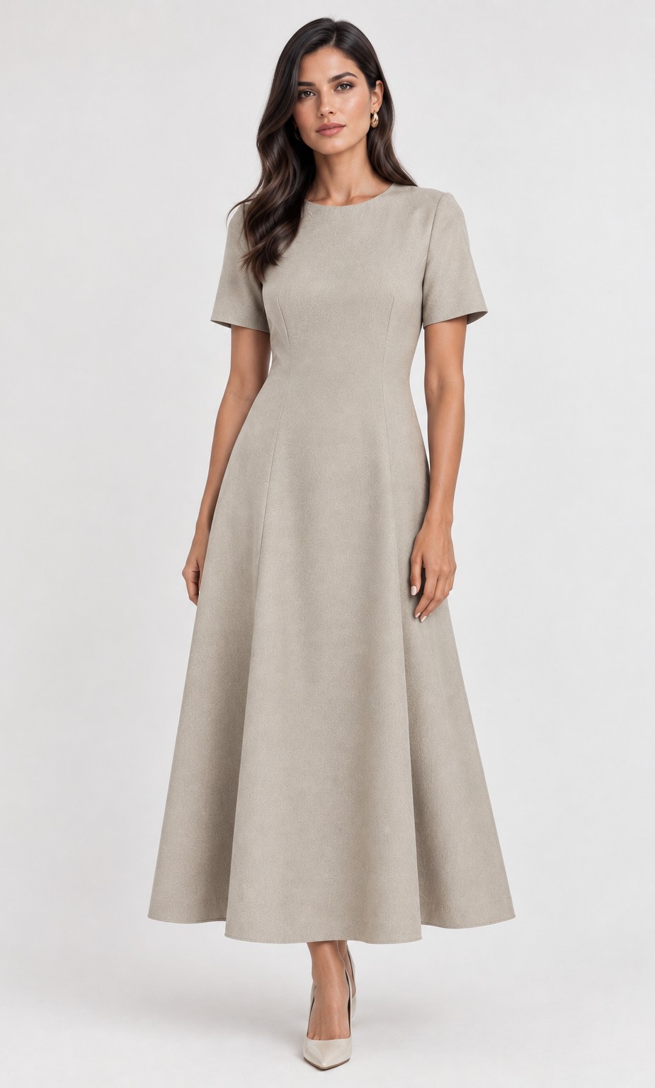Fit and Flare Midi Dress – Kaos